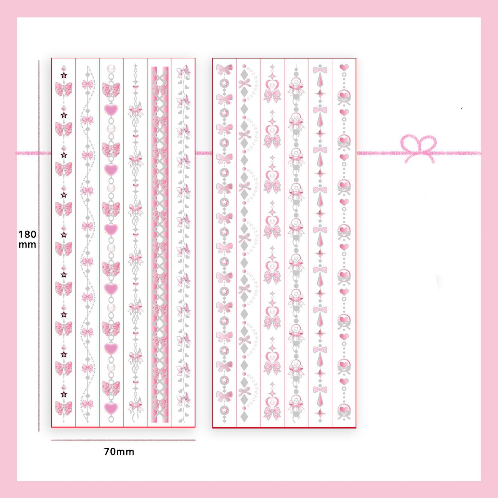

Серия лазерных наклеек Y2K Heart Trajectory Kpop 3-дюймовая фотокарточка держатель рамка украшение скрапбук журнал DIY лента