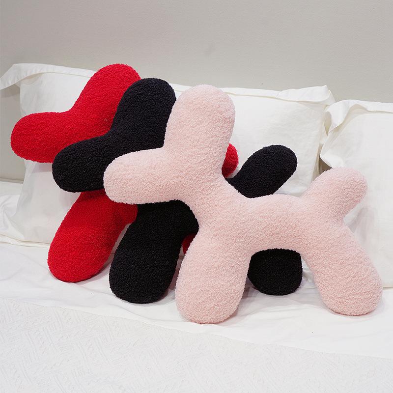 Soft Back Dog Throw Pillow Plush Toy Doll Dog Dog Doll Home Sofa Pillow Cushion Rag Doll