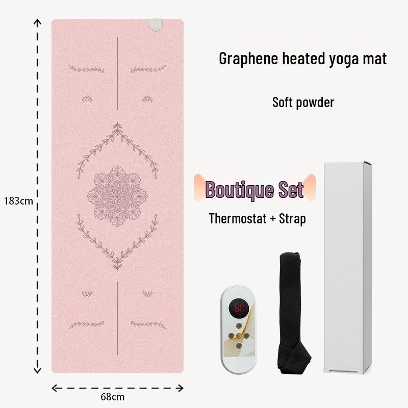 

Electric Heated Non-Slip Yoga Mat: Thickened PU & Natural Rubber with Graphene Heating for Autumn & Winter