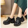 New Thick-soled Women's Shoes, Fashionable Loafers, Single Shoes