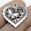 10pcs Charms Butterfly Antique Silver Color Butterfly Pendant Charms Butterfly Charms For Jewelry Making