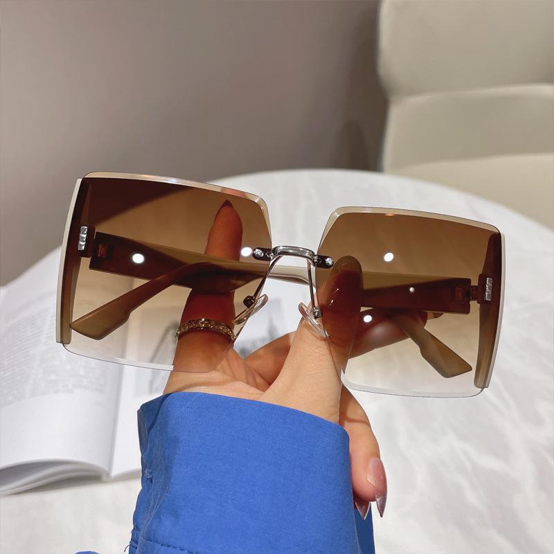 JYL TS Tea Lens Sunglasses Women UV Protection Fashion YH8007 A-9178