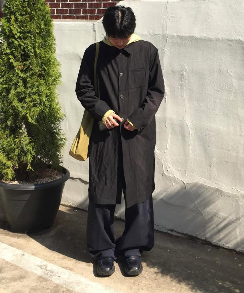 Intempomood Facade Shell Mac Coat_Black