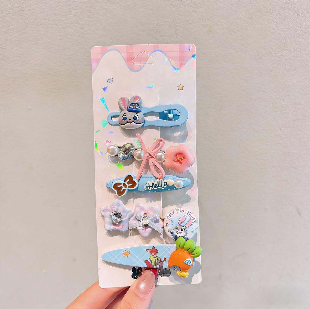 Children'S Hairpin Bag Cloth, Duck Bill Clip Cloth, Bow Root, Princess Hairpin, Cute Little Flower Girl Hair Accessories