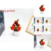 5 Pcs Pumpkin Plush Twisted Stick Potted For Living Room And Photography Props