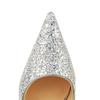 Women's Fashion Banquet High Heels Metal Heels, High Heels Shallow Mouth, Pointed Toe, Shining Shining Sheep Cloth Single Shoes