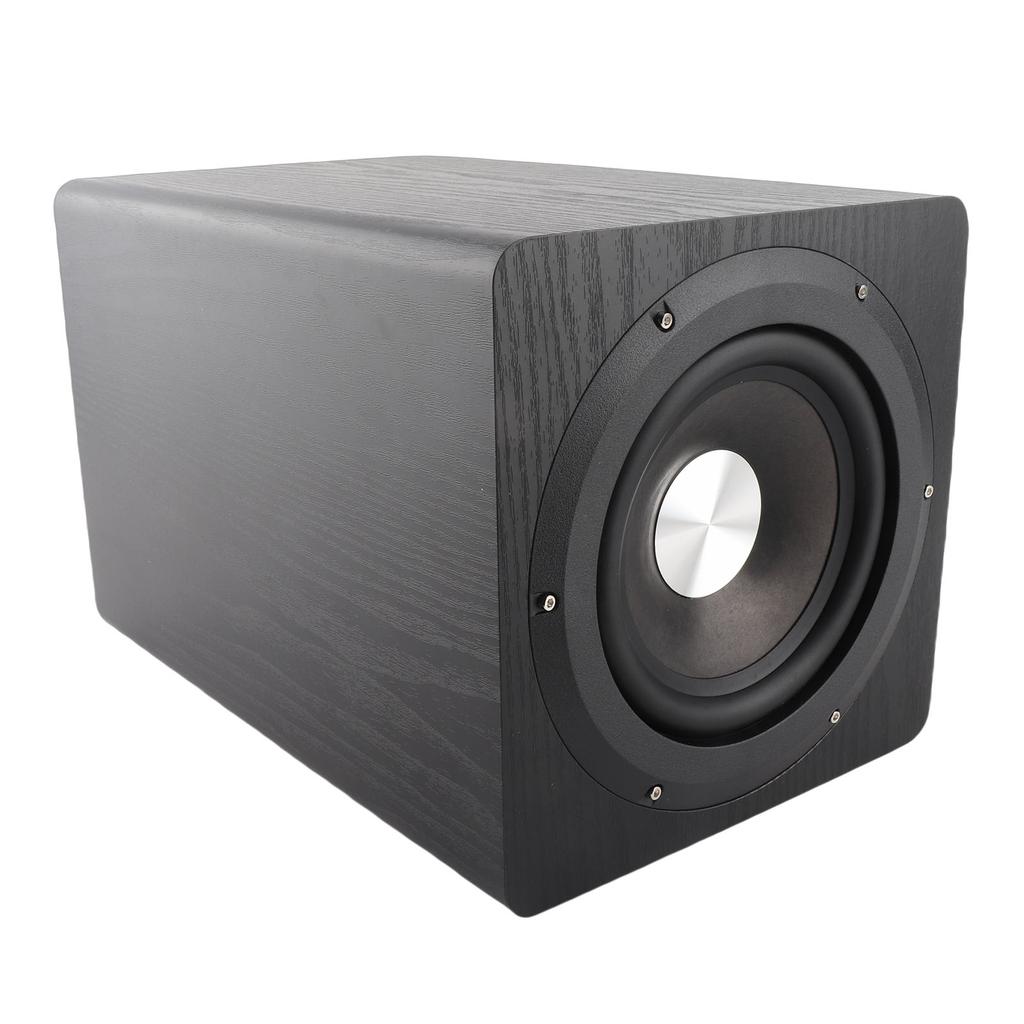6.5 Inch Powered Subwoofer HiFi 100W High Power Deep Bass Turbocharged Subwoofer Black