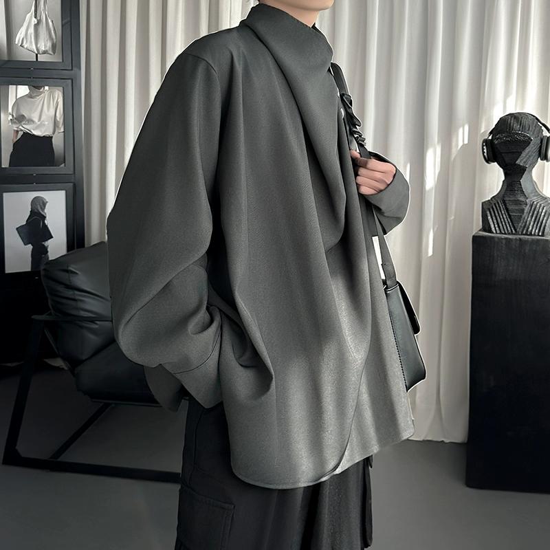 Y2k Black Harajuku Shirts Mens Clothing Stylish Gothic Punk Hip Hop Streetwear Creative Men's T Shirts Japanese Anime Clothes