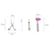1/6 1/12 Scale Dollhouse Stethoscope Set Doctor Nurse Doll Accessories Miniature Medical Appliances Kids Toy Alloy