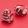 Copper Metal Travel Series Statue Liberty Iron Tower Pendant Bead Component Bead Component Do It Yourself Compatible With Authentic Original Pendant