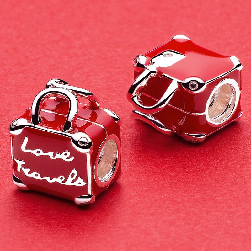 Copper Metal Travel Series Statue Liberty Iron Tower Pendant Bead Component Bead Component Do It Yourself Compatible With Authentic Original Pendant