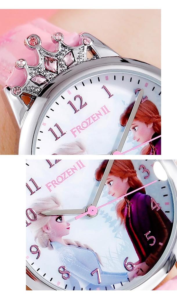 Perfect for School Entrance Ceremonies and Pink Gift-ready Girls' Watch, (Elsa Anna, 020) [Used]