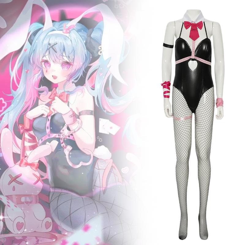 Bunny Sexy Adult Halloween Costume Rabbit Fancy Swimsuit Cosplay Easter Party