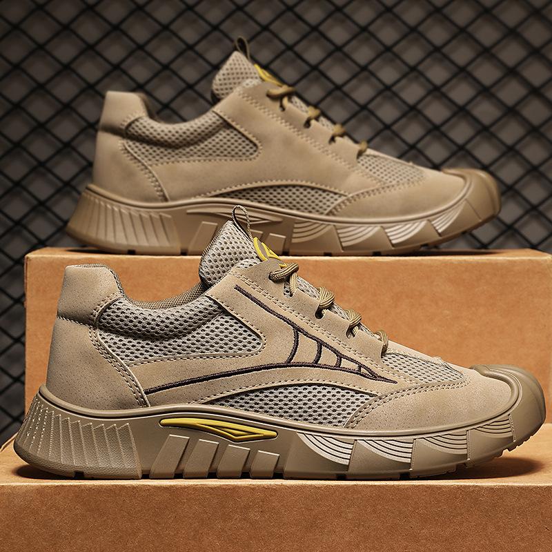 

Летние новые удобные универсальные износостойкие рабочие туфли с низким верхом повседневные мужские туфли модные мужские рабочие страховочные туфли 39