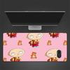 Stewie Griffin Family Guy Mouse Pad, Large Gaming Desk Mat, Non-slip XXL Mousepad for Laptop & Tablet, Mini PC Playmat with Stitched Edges
