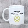 Beagle - Cup with a Dog, Cheerful Cup for a Dog Lover, Personalized Gift from the Art-Dog Brand