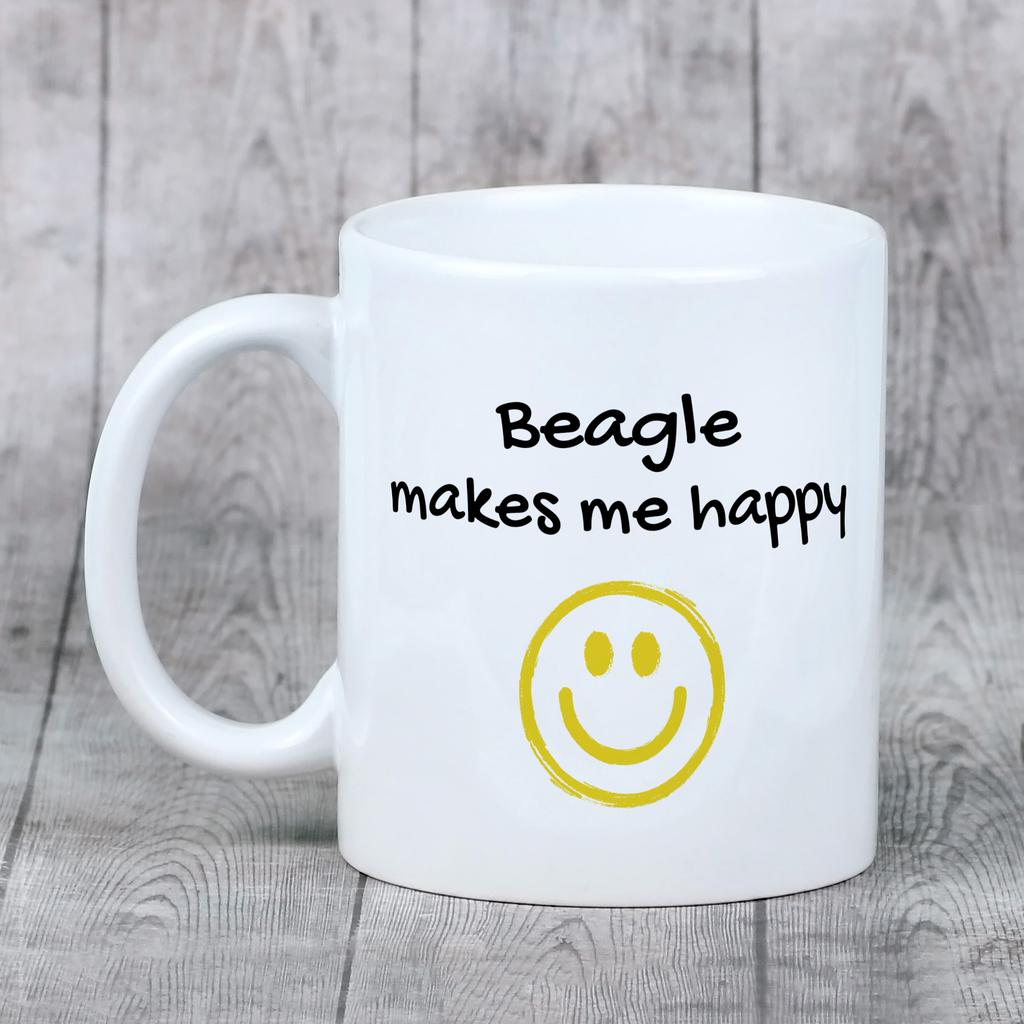 Beagle - Cup with a Dog, Cheerful Cup for a Dog Lover, Personalized Gift from the Art-Dog Brand