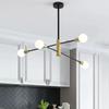 Postmodern Living Room Chandelier Dining Room Bedroom Light Luxury Nordic Lamps Simple Atmospheric Molecular Lamp  Home Decor