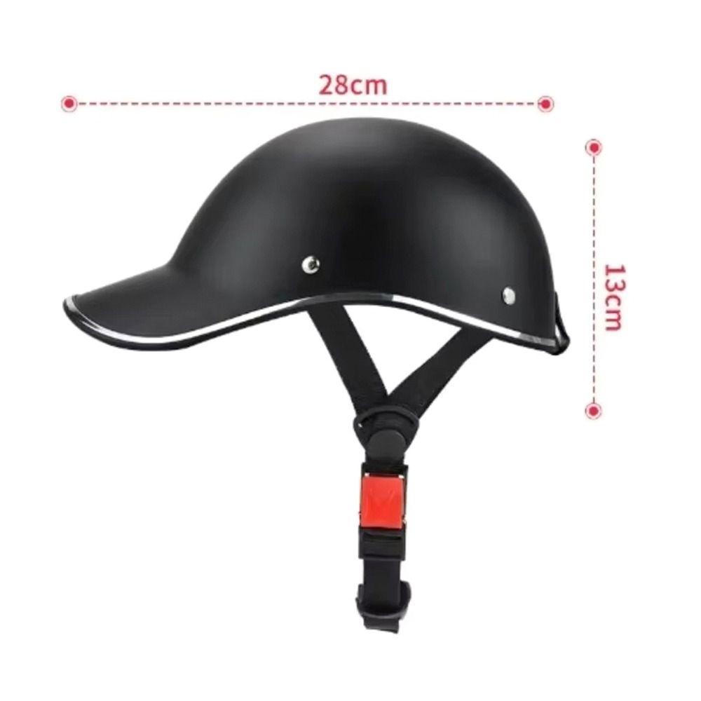1 Stück mit verstellbarem Riemen Sicherheitshelm Universelle Baseballkappe Hut Elektrofahrradzubehör