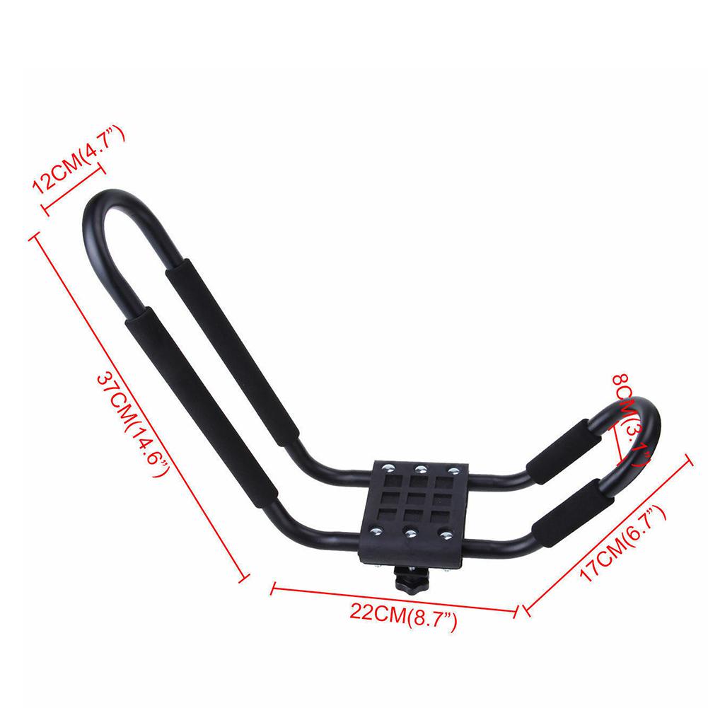 Kayak Carrier Rack Set Canoe Boat Surf Ski Roof Top Mount Bar Rack Car SUV Crossbar