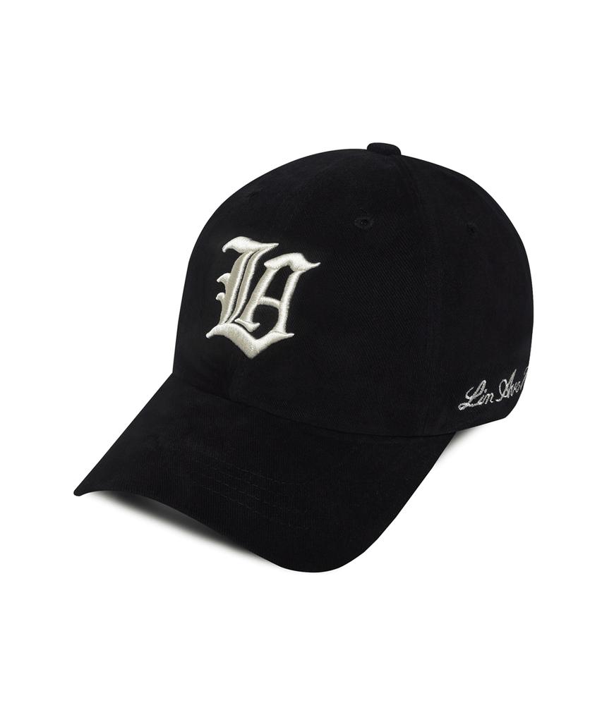 Line Binyu New La Bold Cotton Ball Cap - Black