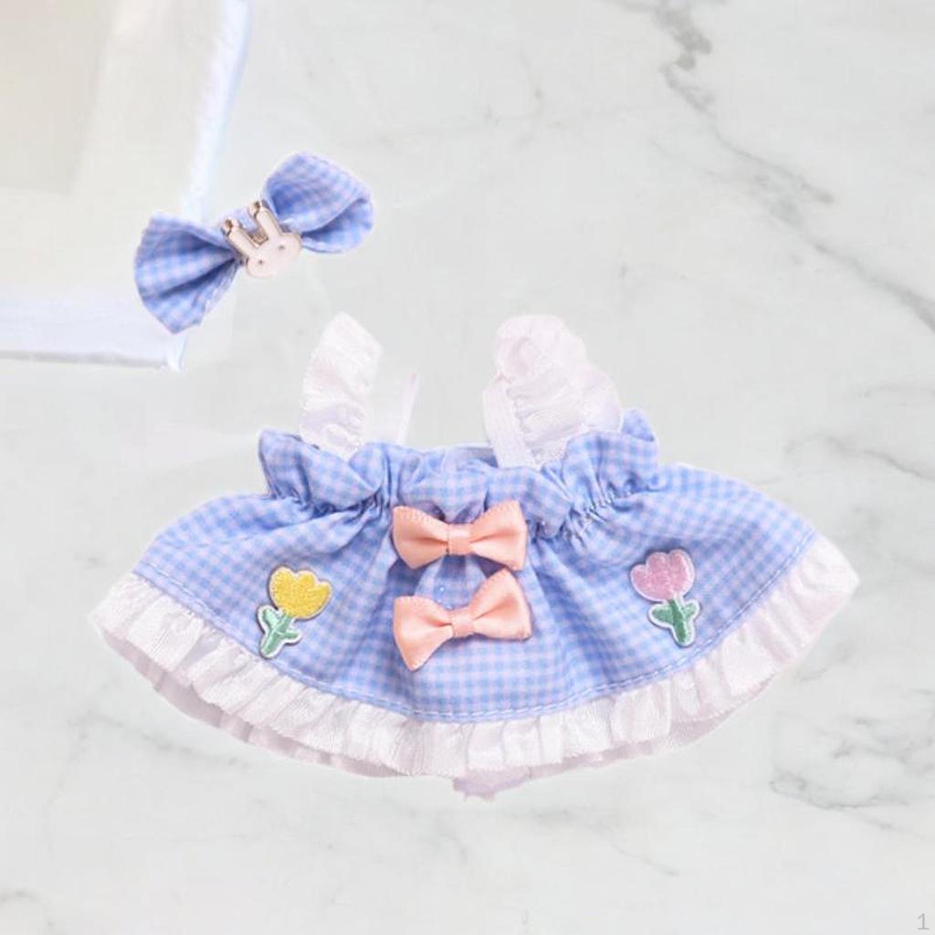 Fashion Dolls Dress Suit,Costume Accessories,Suspender Skirt,DIY Doll Toy,Doll Clothes for 17cm
