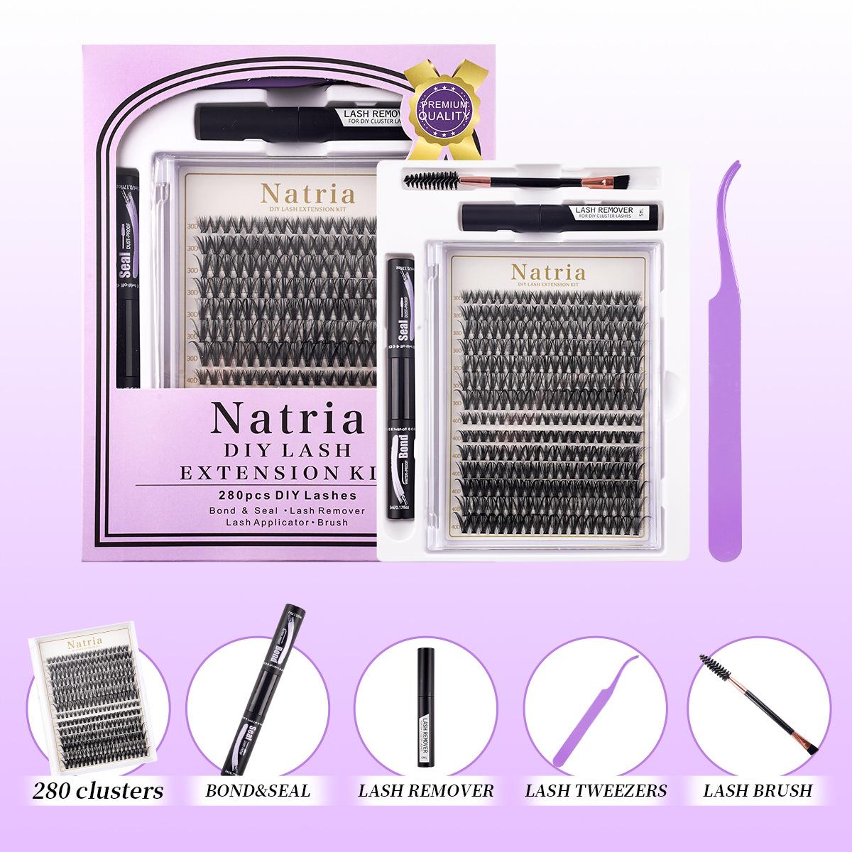 DIY Lashes Eyelash Extension Set European and American Eyelashes False Eyelashes Dense 30D/40D Large Capacity 280