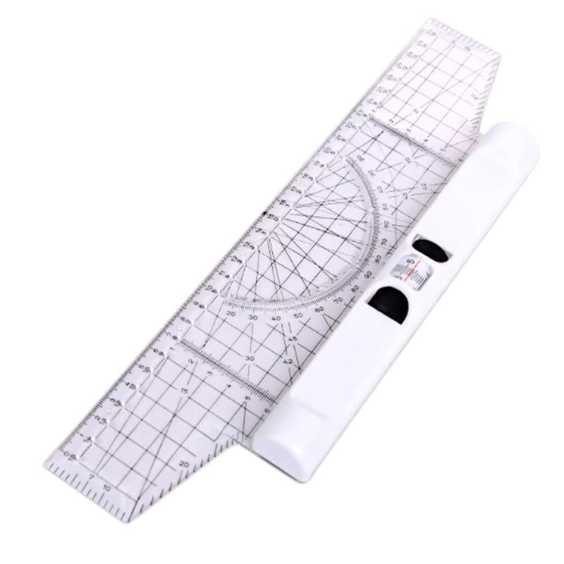 Hand-drawn Drafting Parallel Ruler