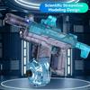 Simulated Flame Electric Water Gun With Sensor Light Children Summer Outdoor Beach Pool Toy High Pressure Automatic Watergun