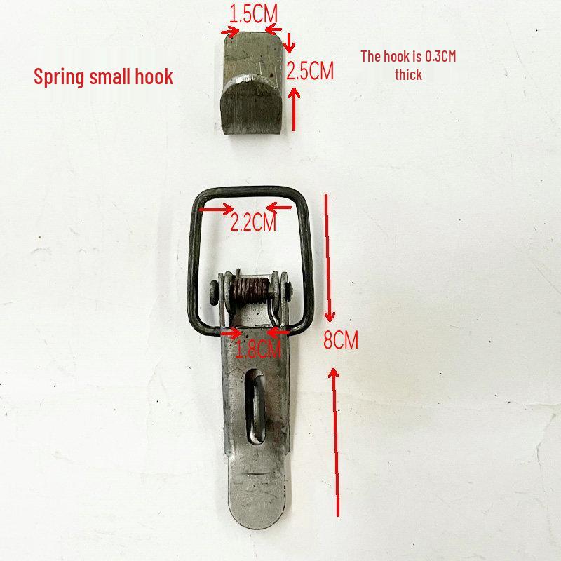 Electric Tricycle Parts: Spring Hook, Handlebar Buckle, Seat & Cabin Buckles, Door Lock, Bucket & Box Panel