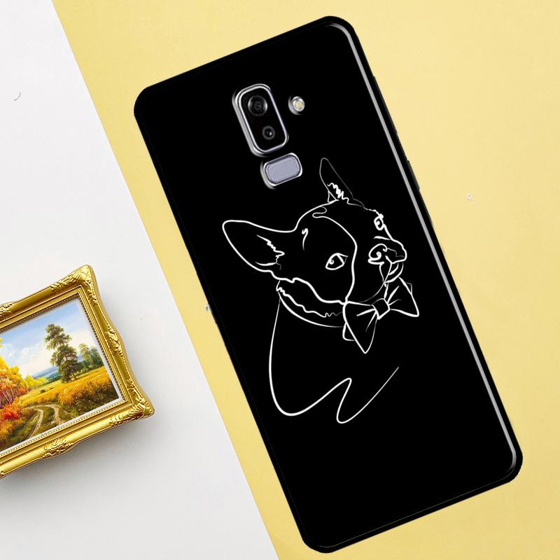 Süße Französische Bulldogge Hülle Für Samsung Galaxy J3 J5 J7 2017 J1 A3 A5 2016 A7 A9 J8 J6 J4 A6 A8 Plus 2018 Funda