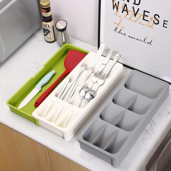 

Прочный компактный держатель для хороших столовых приборов, не содержит BPA