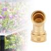 3/4" Messing Winkel Kugelhahn Schlauchanschluss Adapter mit Dichtung für Garten