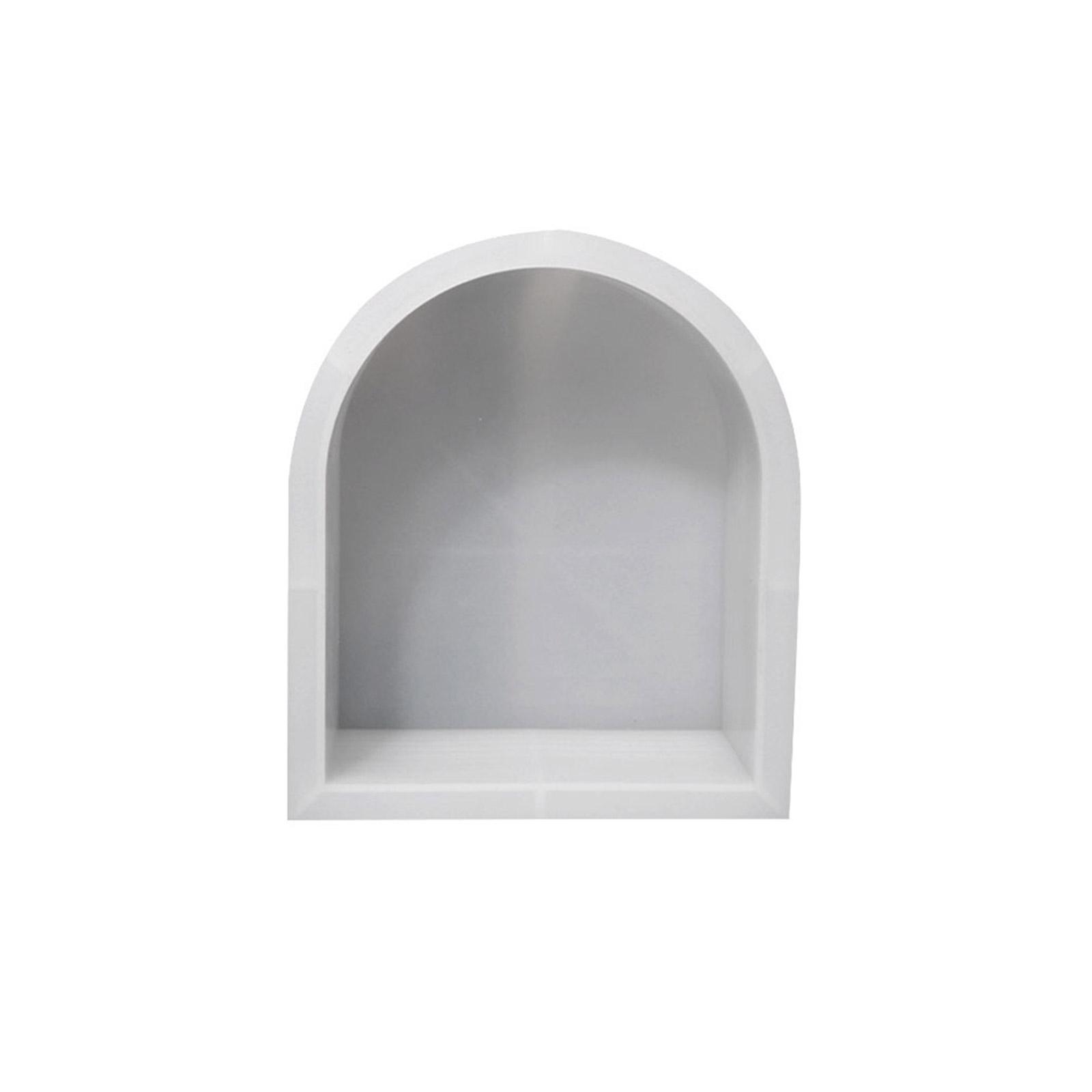Bookend Silicone Mold for Flowers Preservation Night Light Resin Mold DIY Arch Epoxy Mold for Resin Casting Ornaments S