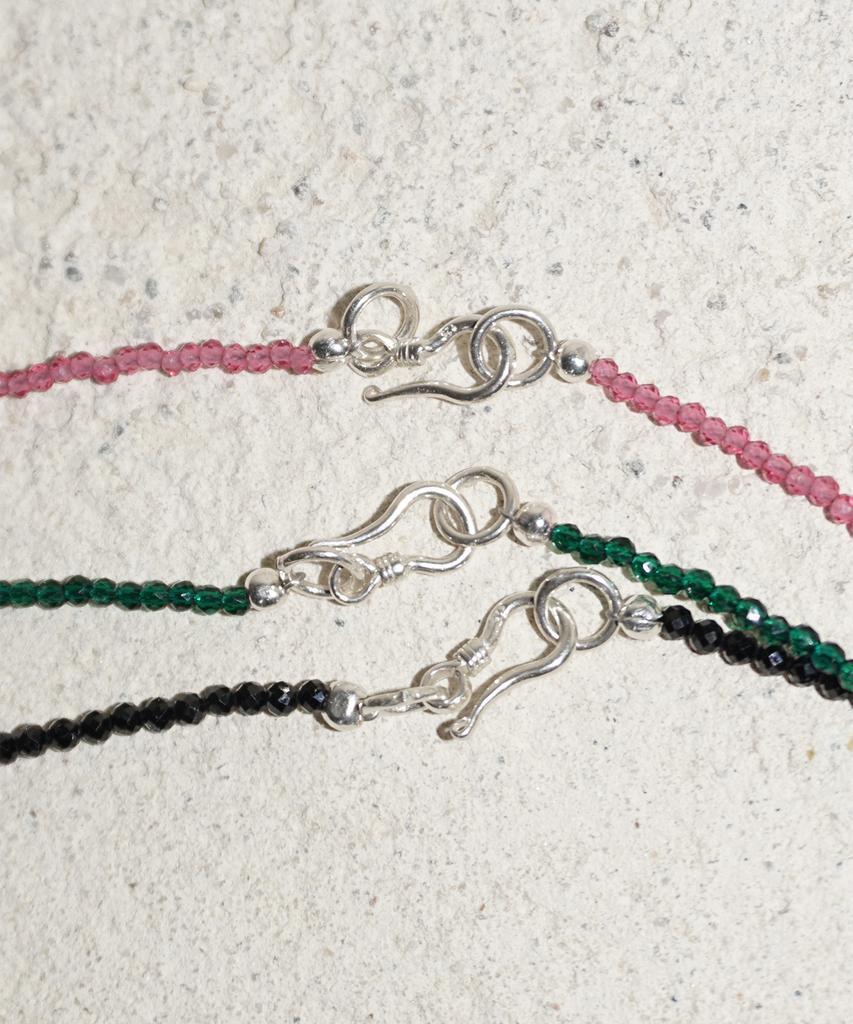 Ourpierre Glitter Necklace Black