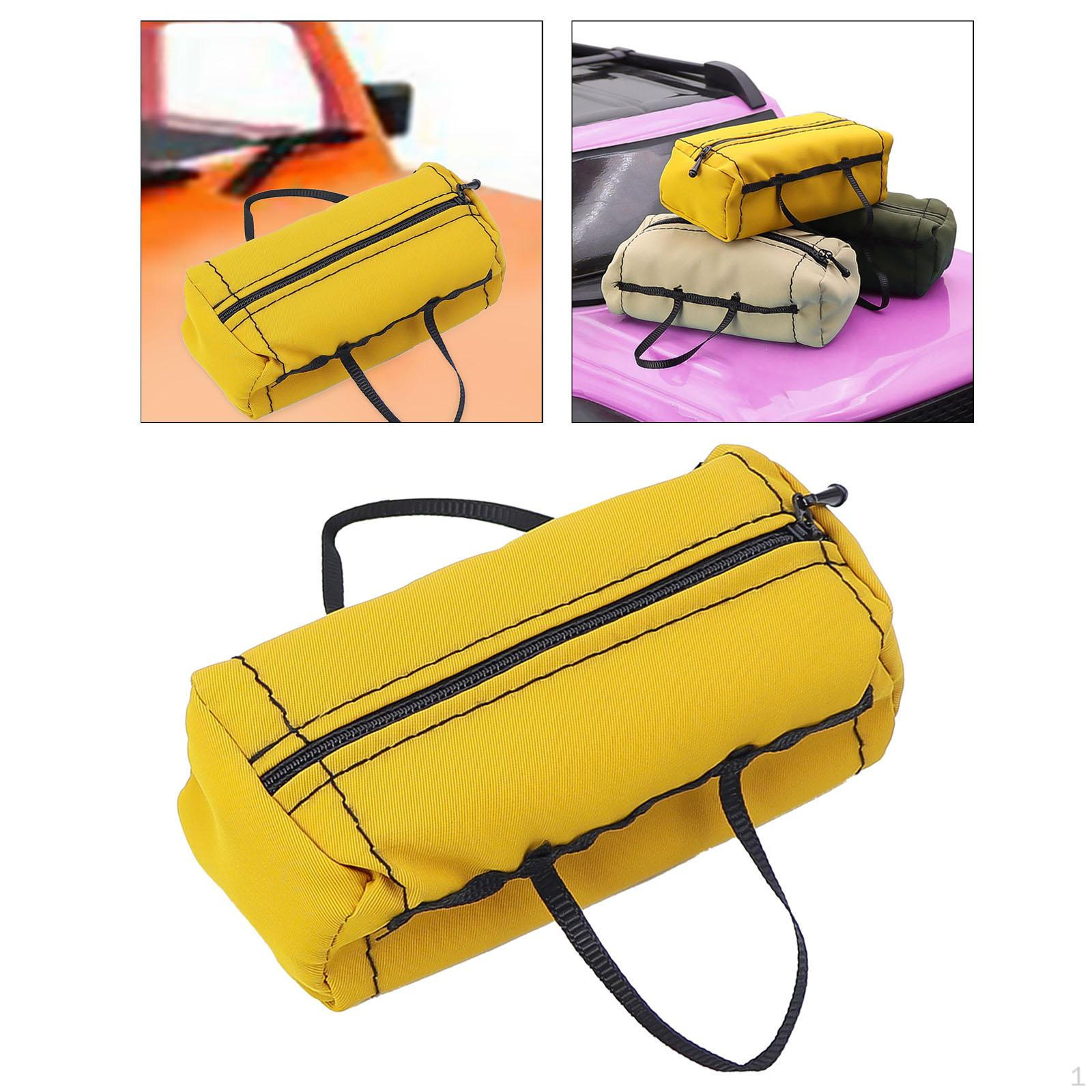 

1:10 Toy Car Travel Bag Rooftop Cargo Package for D90 Model жовтий