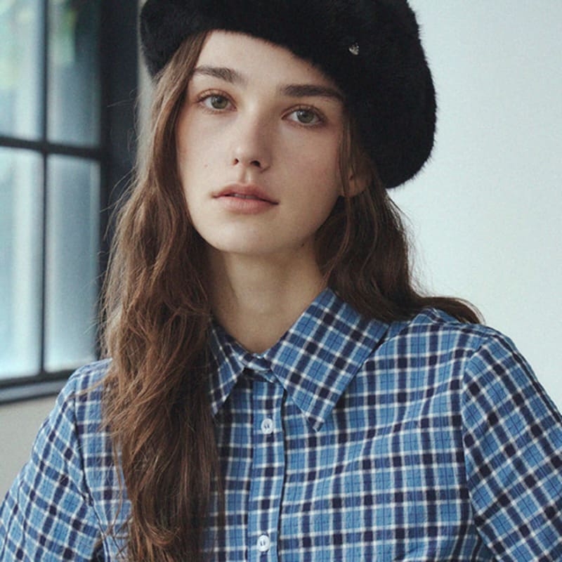 Marchen Milky Fur Beret_3color