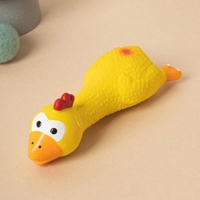 [Pet] Latex Chicken-Shaped Toy