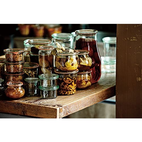 WECK | Lisovaný tvar 145ml (dříve 160 ml) WE-760 / Skladovací nádoby, Skleněné dózy, Kuchyňské potřeby, Kuchyňské doplňky Skleněná skladovací nádob