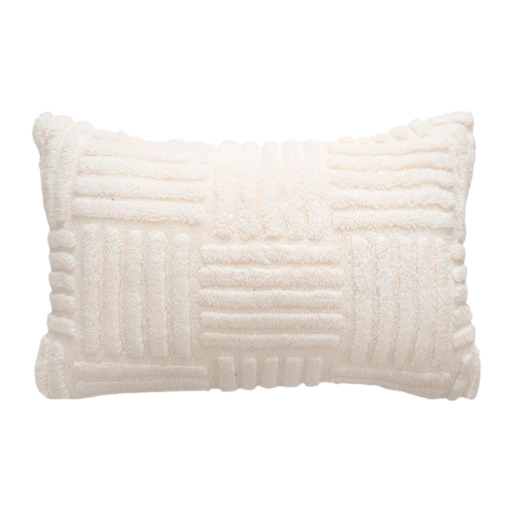 Kord Kissenbezug Rechteck Streifen Bequeme Haptik Sofakissenbezug für Schlafzimmer Sofa Büro