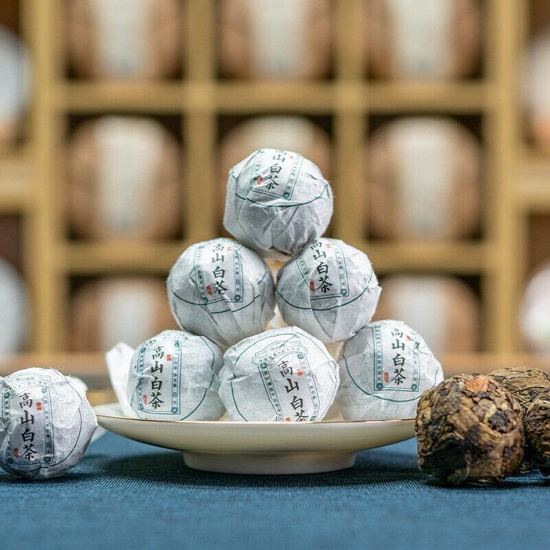 Yunnan White Tea Shoumei White Tea Dragon Pearl Kulovitá ručně vyrobená dračí perla