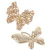Non-fading Butterfly Brooch Rhinestone for Women, Shape Lapel Pin Lightweight Clip, Sweater Cardigan Coat Suit Scarf Jewelry Accessories