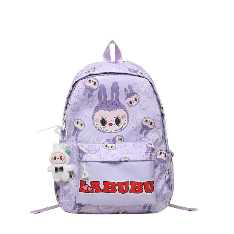 School Bag Cartoon New Trend Backpack Large Capacity Exquisite Printing Student Ultra Light
