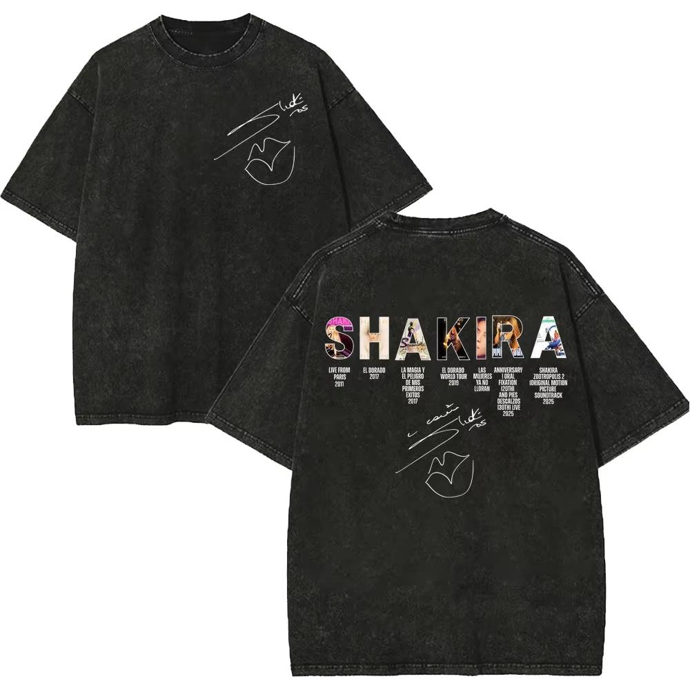 2026 Vintage Mazgāti Shakira T-krekli Las