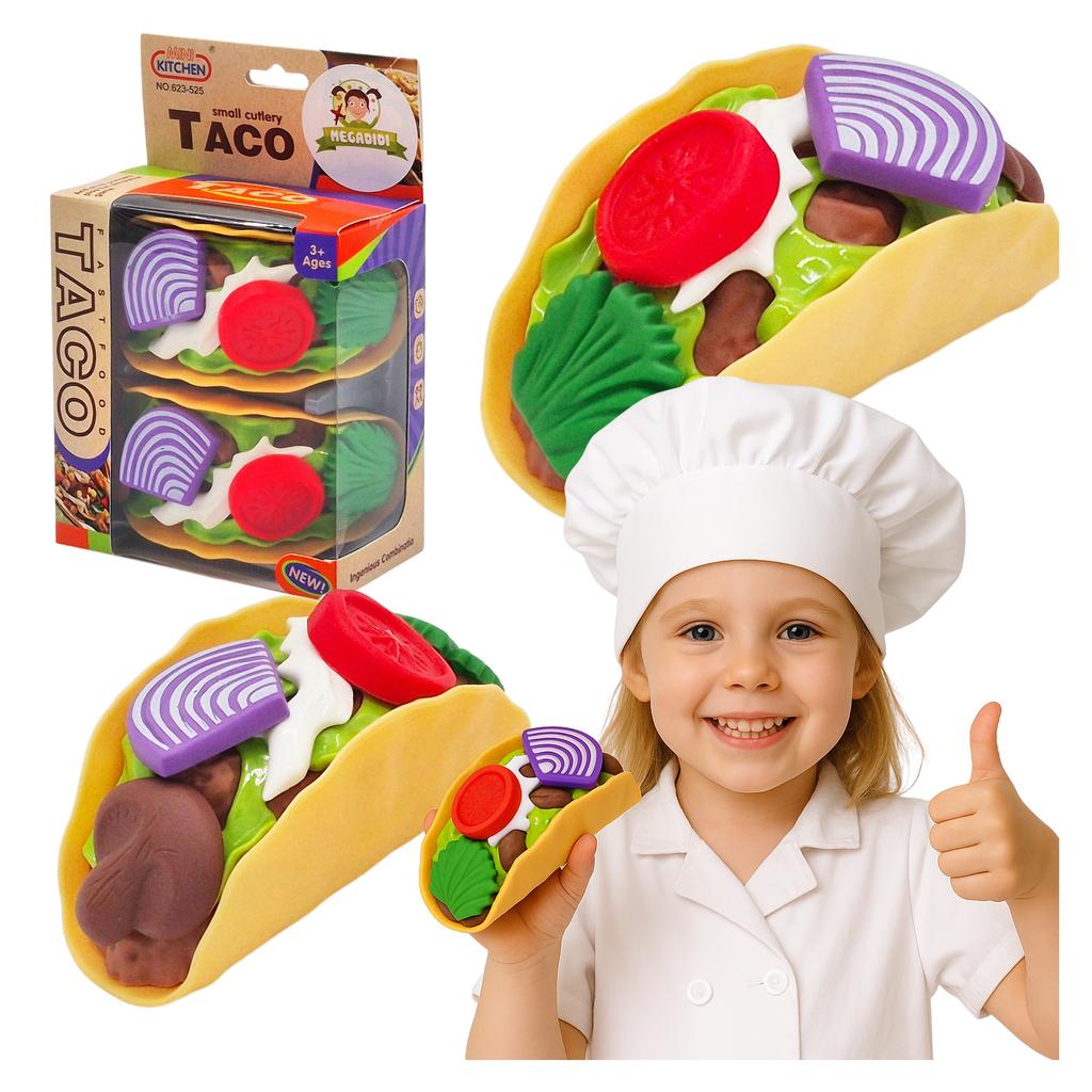 TOY SET TACOS vegetables sandwiches FOR CHILDREN