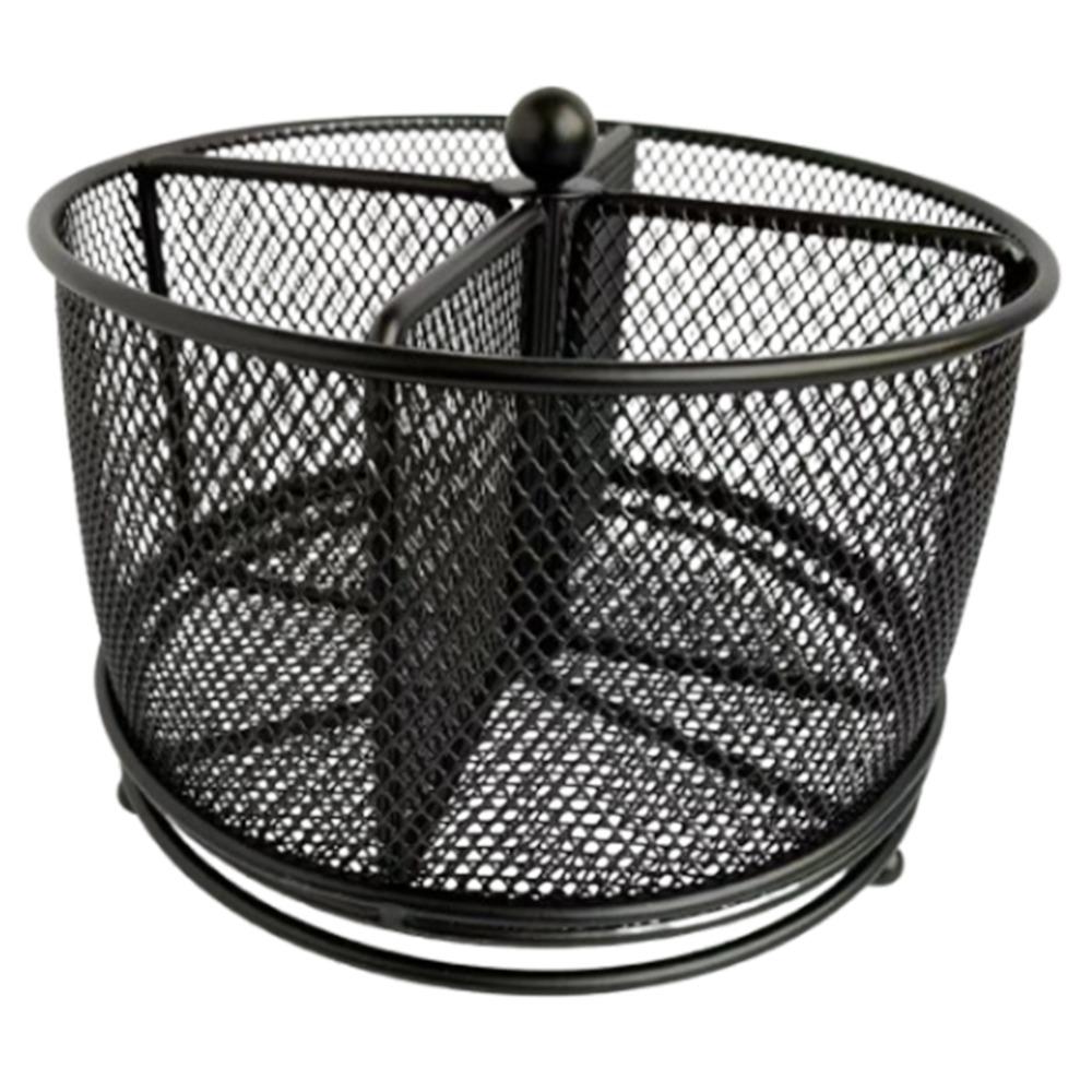 Hollowed-out Makeup Brush Storage Bucket 4 Compartments Desktop Storage Container  Girl Gift