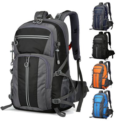 Waterproof Outdoor Backpack, Large Capacity Travel Backpack, Multi-functional Reflective Hiking Bag