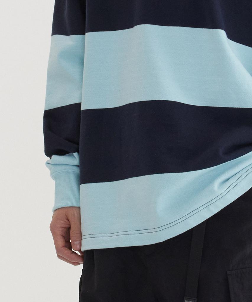 COVERNAT Authentic Rugby Sweatshirt Sky Blue