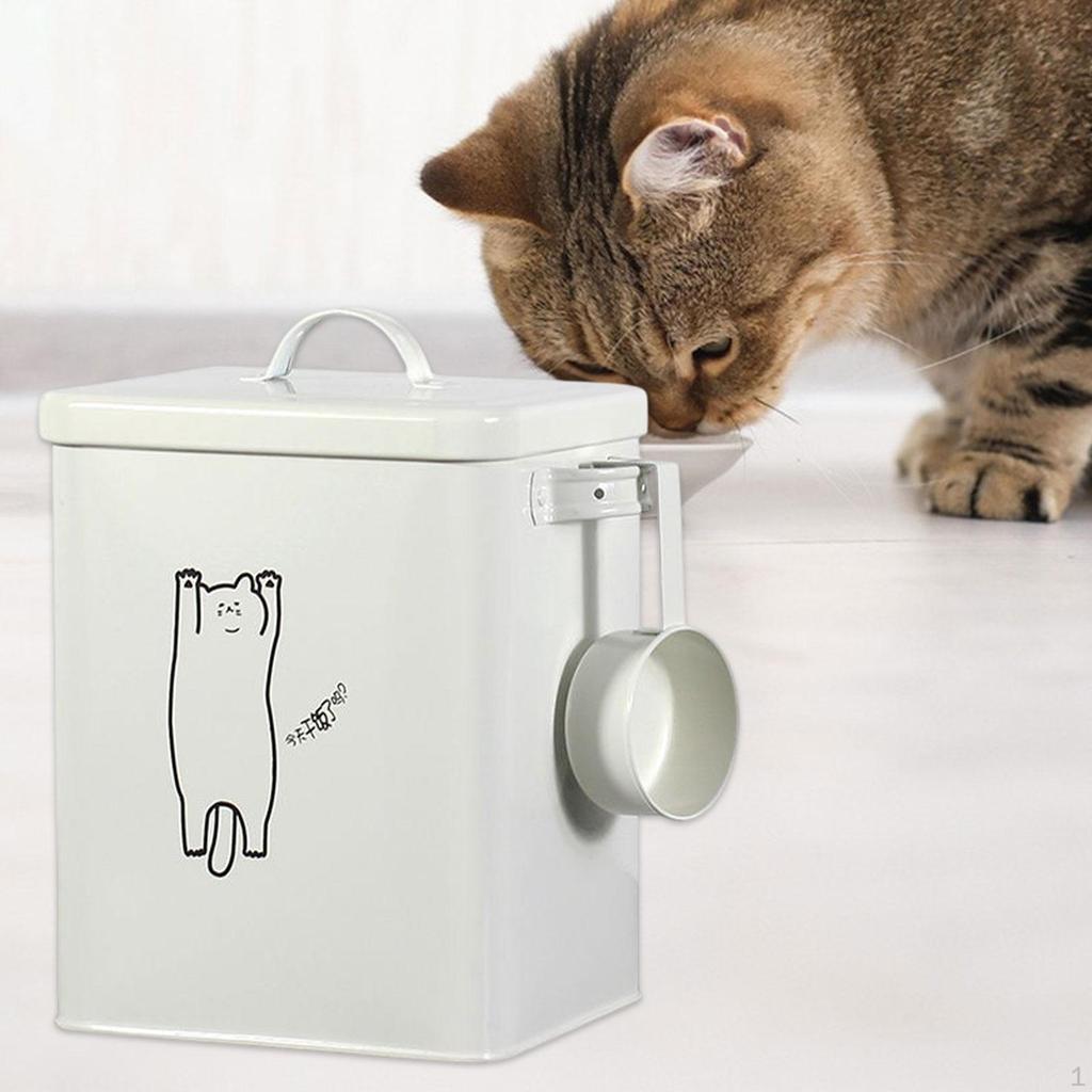 Airtight Container for Cat Food Storage And Organization