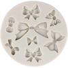 Bows Silicone Molds Bow Fondant Mold For Cake Decorating Cupcake Topper Candy Chocolate Gum Paste Polymer Clay